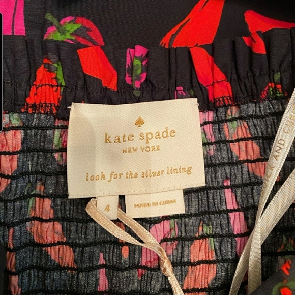 Kate Spade BNWOT Chilli pepper halter dress - Picture 5 of 7